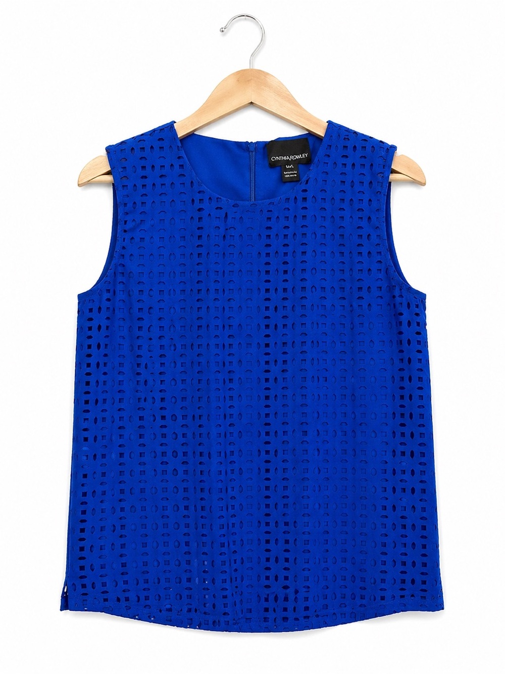 Cynthia Rowley blue sleeveless top small
